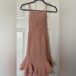 Pink Flowy Dress with Bows